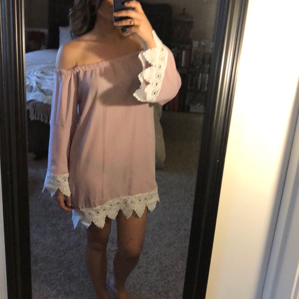 Off the shoulder dress